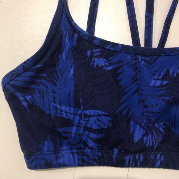 Shambhala Sports Bra Womens size Small Blue and Black colors - Picture 2 of 9